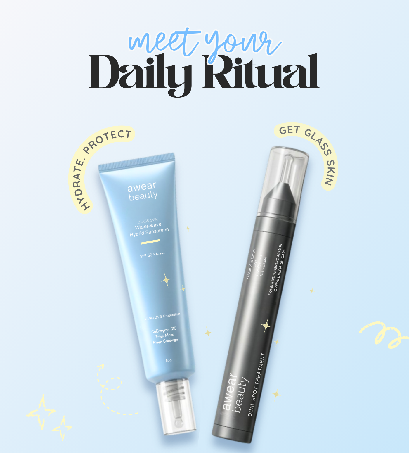 Korean Spotless + Sunsafe combo