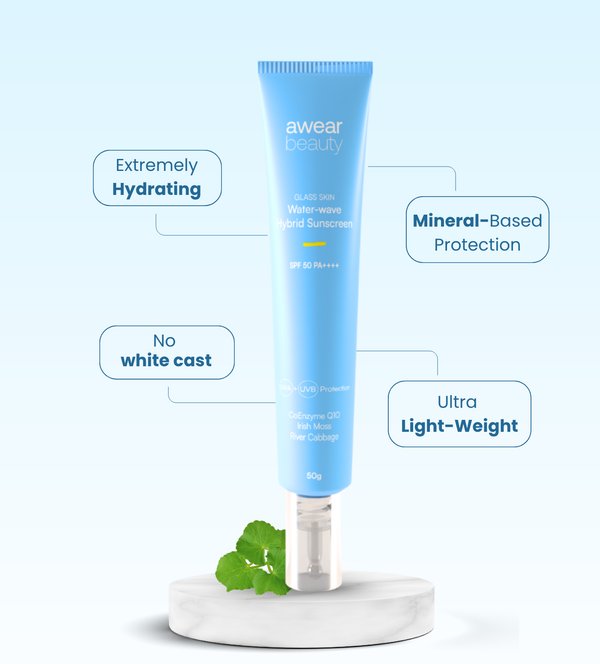 Water-Wave Hybrid Sunscreen