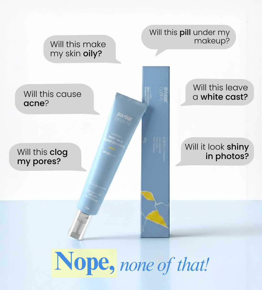 Water-Wave Hybrid Sunscreen