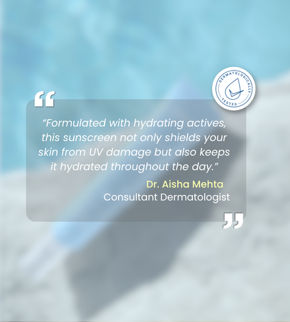 Water-Wave Hybrid Sunscreen